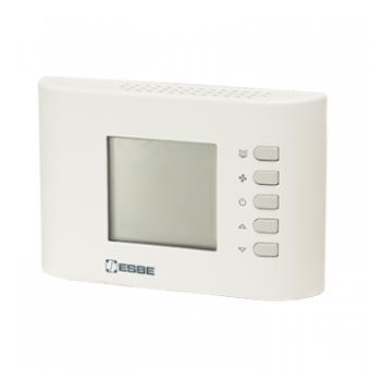 Комнатный термостат Esbe 18004500, TFC139 5-35°C LCD H/C/OFF 24/230V